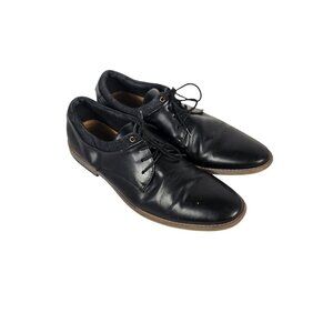 Seven 91 Mens Oxford Dress Shoes Black Lace Up Careerwear Preppy Eur:46 US:13